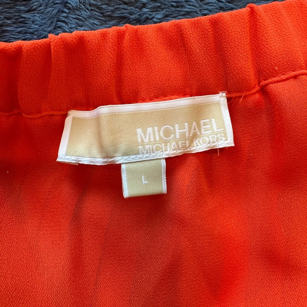 Michael Kors Orange Skirt